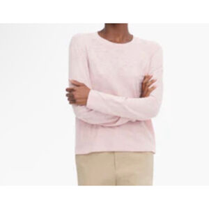 Women's ATM Anthony Thomas Melillo Pink Long Sleeve Basic Tee S